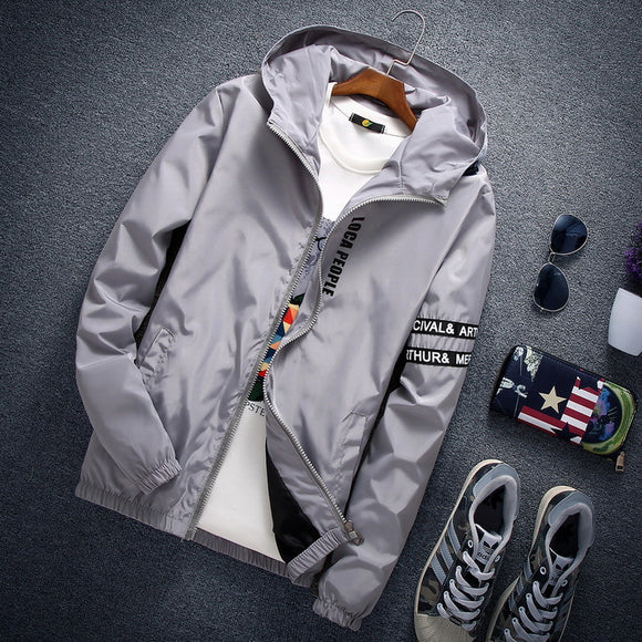 Chaqueta Ligera Impermeable para Hombre - Diseño Versátil y Cómodo