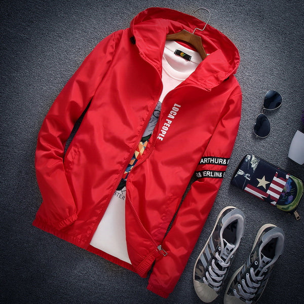 Chaqueta Ligera Impermeable para Hombre - Diseño Versátil y Cómodo