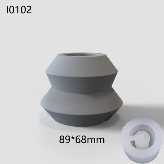 Molde para Lámpara de Cemento con Diseño de Hilo Creativo - Image 3