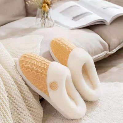 Pantuflas de Algodón y Lana - Zapatillas de Confinamiento Estilo Europeo - Image 2