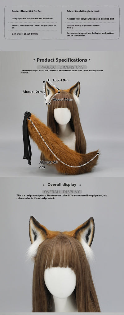 Diadema Peluche con Orejas de Animales - Accesorios para el Cabello - Image 12