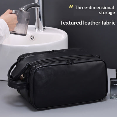 Neceser de Viaje Hombre con 3 Compartimentos - Organizador de Aseo Multifuncional - Image 4