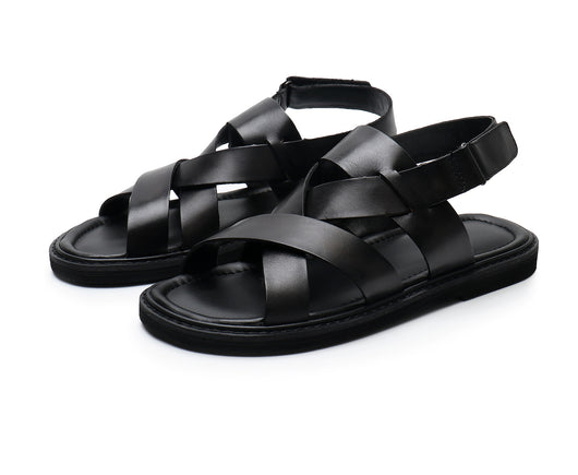 Sandalias Casuales de Cuero Genuino para Hombre - Comodidad de Verano - Image 26