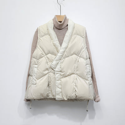 Chaleco Acolchado de Plumón 90% Cuello Alto para Mujer - Image 5