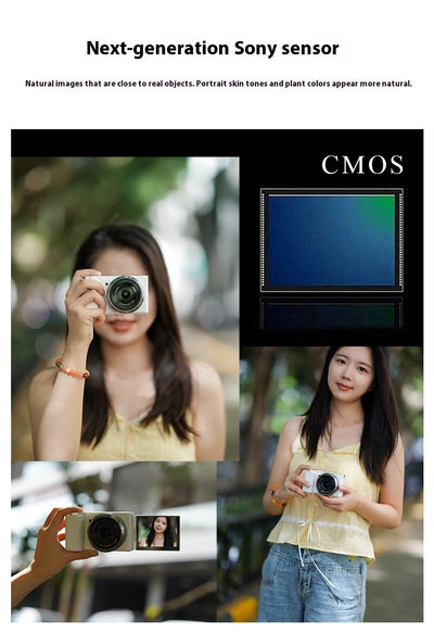 Cámara Mirrorless Digital con Lente Ultra Gran Angular para Creadores de Contenido - Image 6