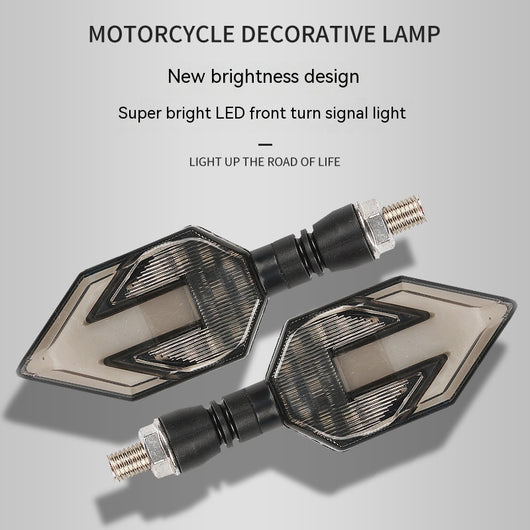 Direccionales LED Tipo Flecha para Moto y Vehículo Eléctrico 12v