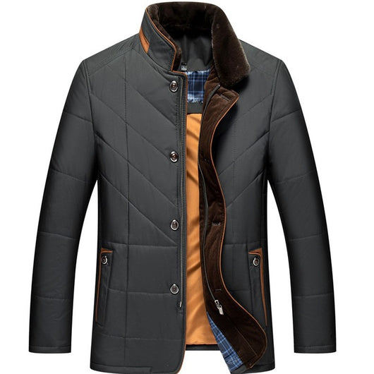 Abrigo Acolchado Térmico para Hombre Adulto - Chaqueta de Invierno con Algodón - Image 5