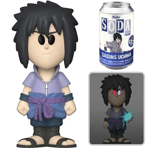 Funko Soda: Naruto Sasuke Uchiha Funko Soda Vinyl Figure with 1 in 6 Chance at Chase - Tekeno