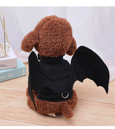 Alas de Murciélago Halloween para Perros - Disfraz Negro Elegante - Image 11