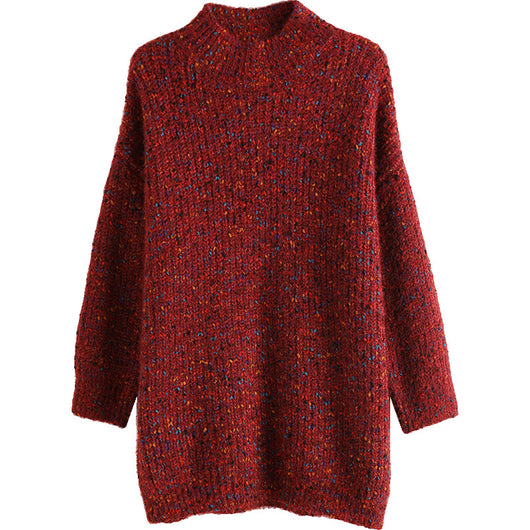 Suéter Grueso de Lana para Mujer Talla Mediana - Prenda Holgada de Abrigo - Image 3