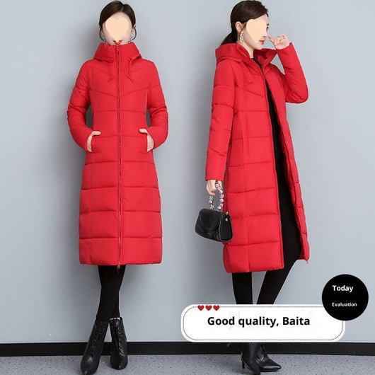 Abrigo Acolchado Talla Grande Estilo Occidental para Mamá - Invierno Cálido - Image 9