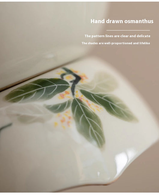 Colador de Té Cerámica Pintado a Mano - Accesorios Premium para Té de Osmanto - Image 7