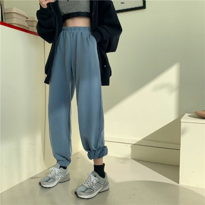 Pantalones Deportivos Blancos Holgados para Mujer - Otoño y Verano - Image 4