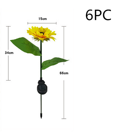 Lámparas Solares Decorativas Girasol con LED - Image 17