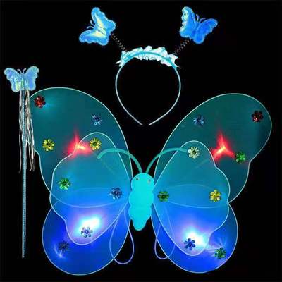 Alas de Mariposa Luminosas con Luces LED para Niños - Image 4