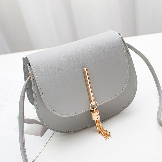 Bolso de Hombro Redondo con Borlas para Mujer - Image 7
