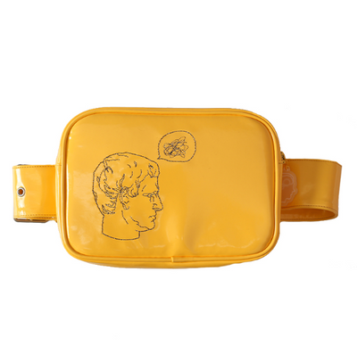 Bolso de Cintura Mini de Cuero Charol con Colores Caramelo Personalizables - Image 3