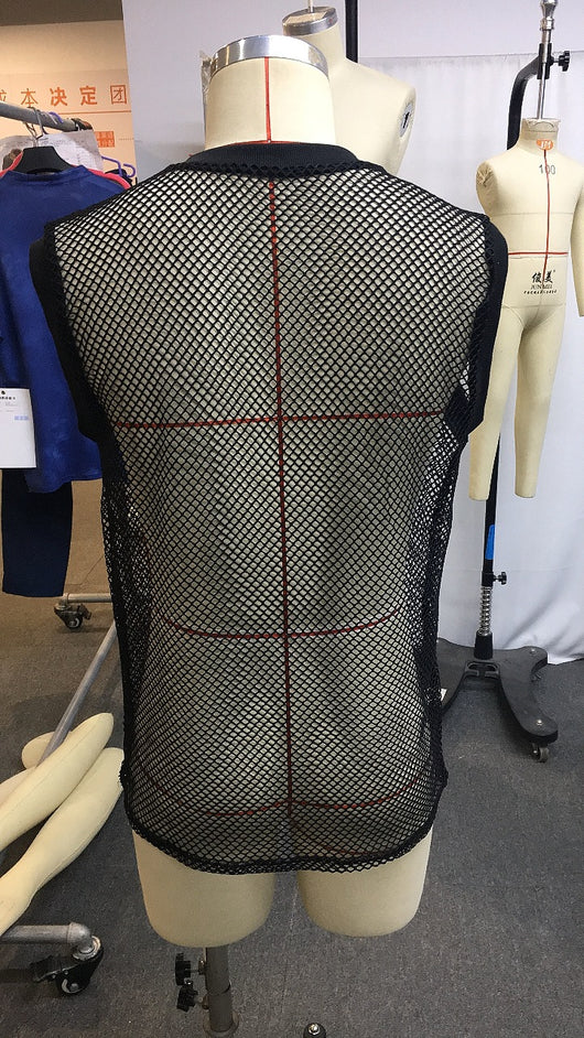Chaleco Casual de Malla Transparente para Hombre - Image 5