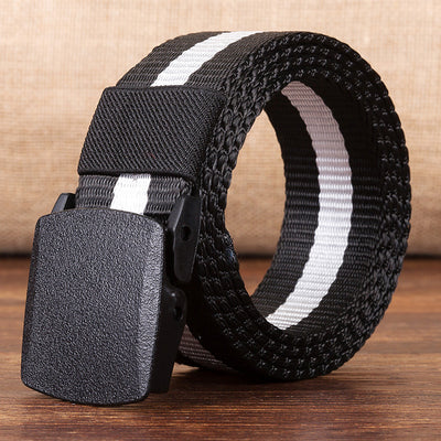 Cinturón de Lona Hipoalergénico para Hombre con Hebilla de Plástico - Image 6