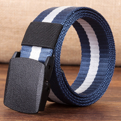 Cinturón de Lona Hipoalergénico para Hombre con Hebilla de Plástico - Image 7