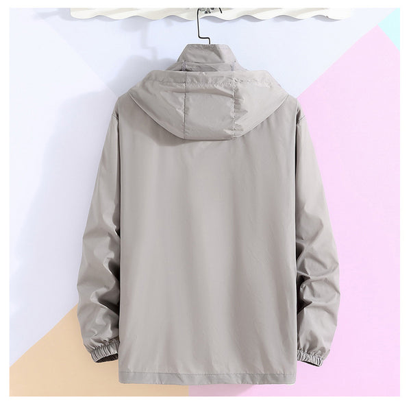 Chaqueta Cortavientos con Protección Solar para Hombre