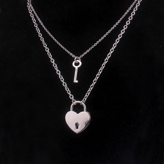 Collar de Pareja Candado y Llave Desbloqueable - Image 12