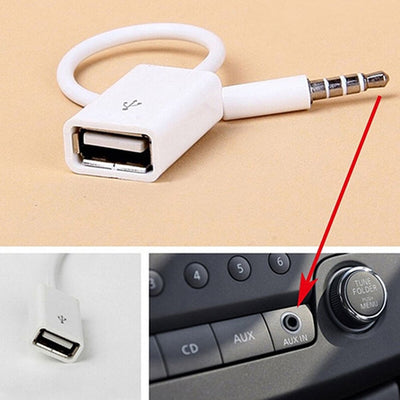 Adaptador de Audio AUX 3.5mm a USB 2.0 - Conector para Auto - Image 4