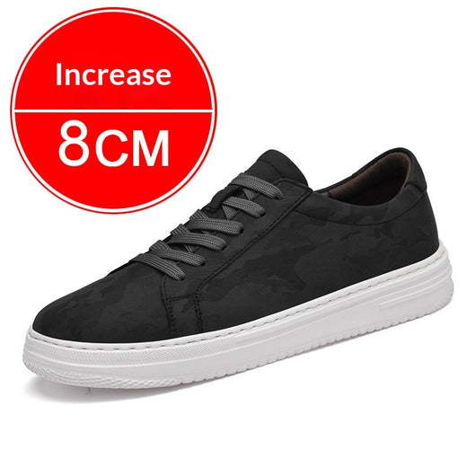 Zapatillas Deportivas Blancas para Hombre con Suela Elevada y Altura Aumentada - Image 6