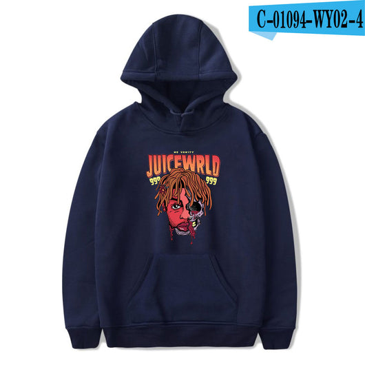 Sudadera con Capucha Estampada Suelta Unisex - Image 8