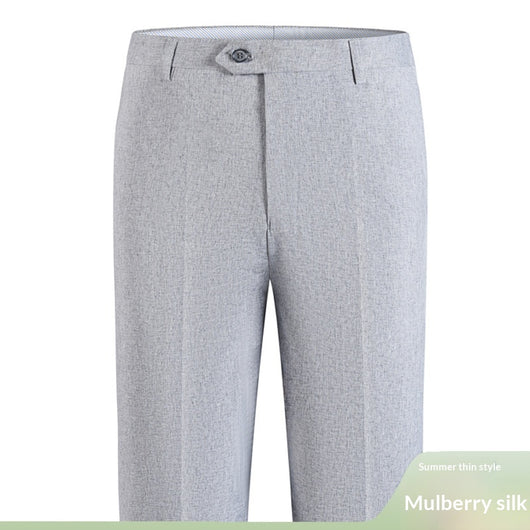 Pantalones de Seda Ligeros para Hombre - Comodidad Premium para Adultos Maduros - Image 10