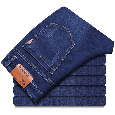 Pantalones Vaqueros Elásticos Rectos para Hombre - Image 6