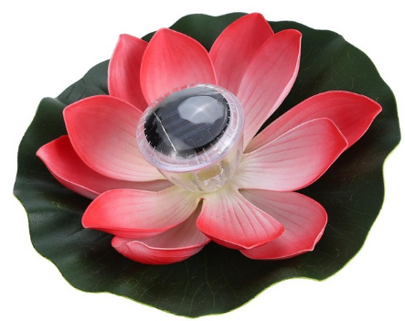 Lámpara Solar Flotante LED Flor de Loto con Luz Multicolor para Piscina - Image 6