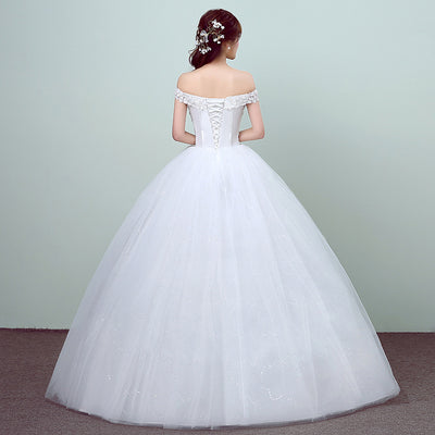Vestido de Novia Blanco Minimalista y Elegante - Image 5