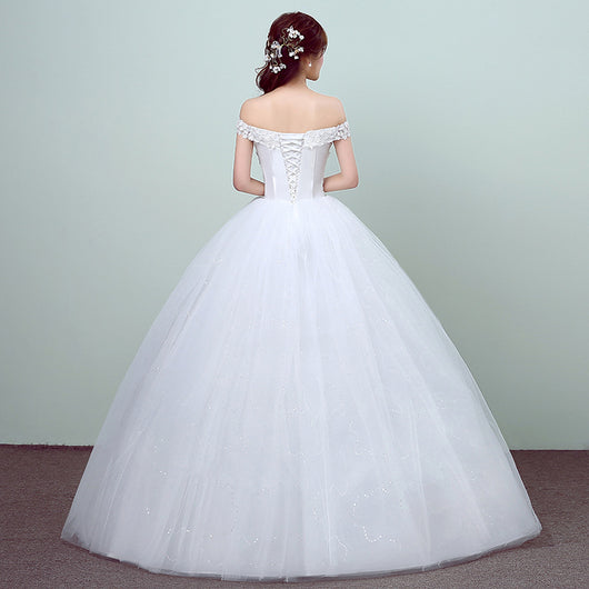 Vestido de Novia Blanco Minimalista y Elegante - Image 5