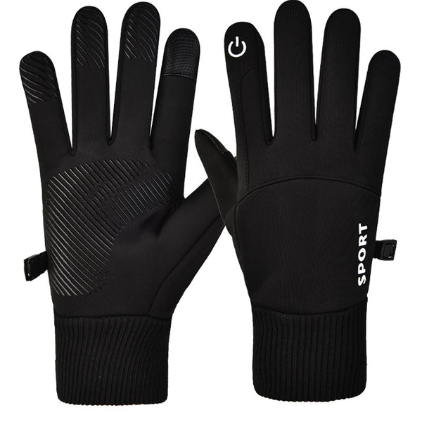 Guantes de Ciclismo para Hombre con Forro Polar para Pantalla Táctil y Conducción - Image 3