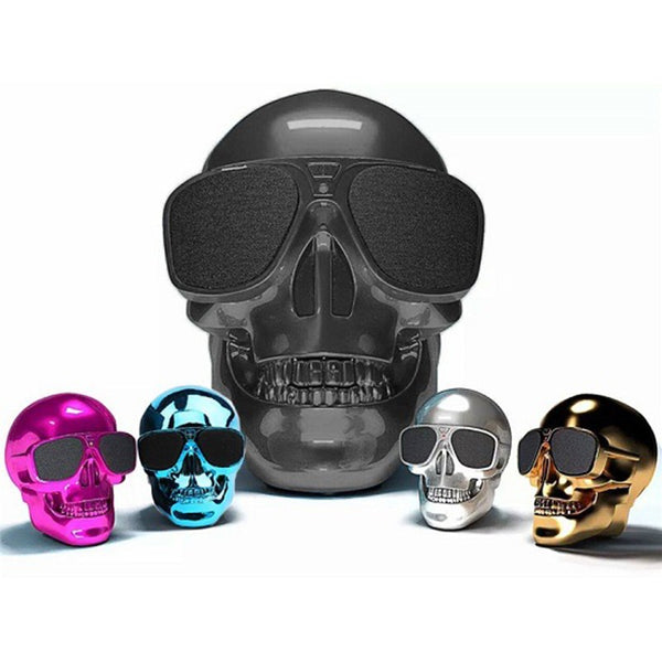 Parlante Bluetooth Skull con Sonido Potente