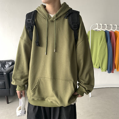Suéter Hoodie Holgado Elegante para Hombre - Image 9