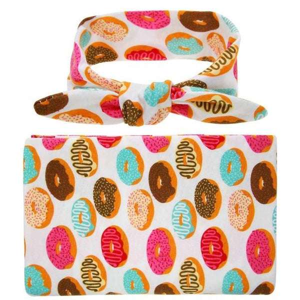 Manta Envolvente y Diadema Donut - Comodidad Total para tu Bebé