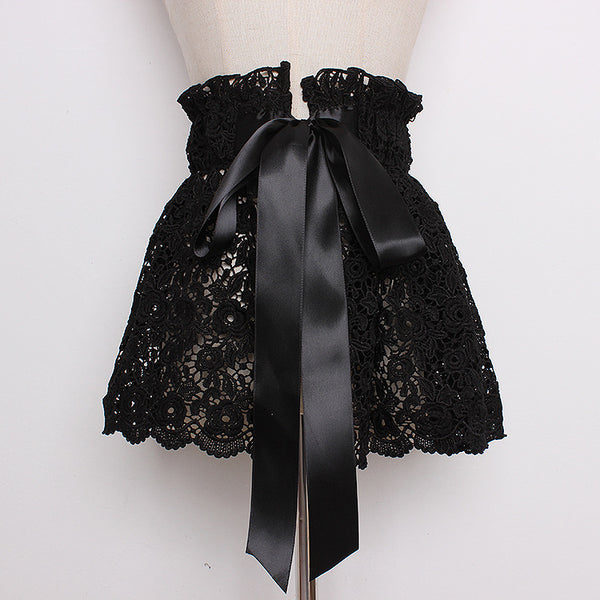 Vestido Camisero con Cinturón Ancho Adornado