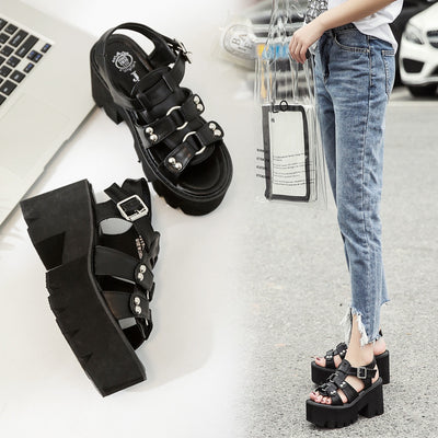 Sandalias Casuales con Suela Gruesa Estilo Muffin - Image 3