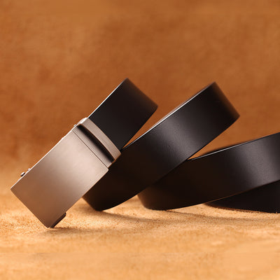 Cinturón de Cuero para Hombre con Hebilla Automática - Image 14