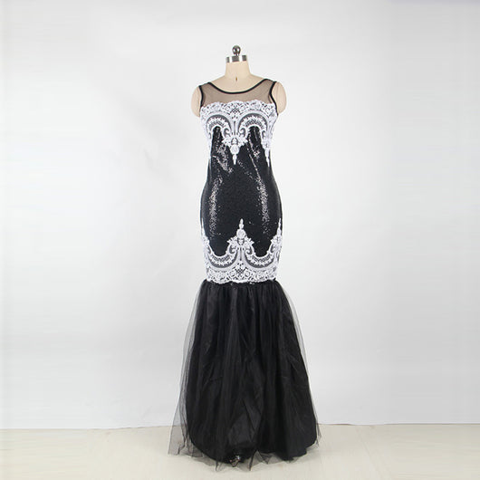 Vestido de Noche Elegante con Lentejuelas y Espalda Descubierta - Image 5