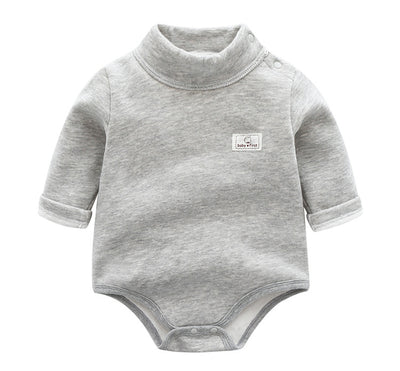 Pijama Gateador Terciopelo Cálido con Diseño Triangular para Bebé - Image 10