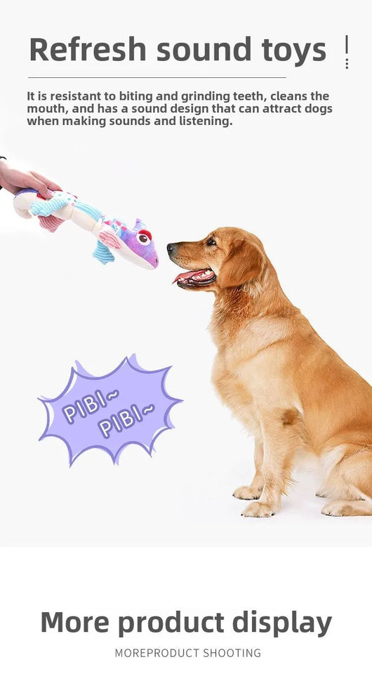 Juguete Interactivo para Perros con Sonido - Peluche Resistente para Aliviar Aburrimiento - Image 11