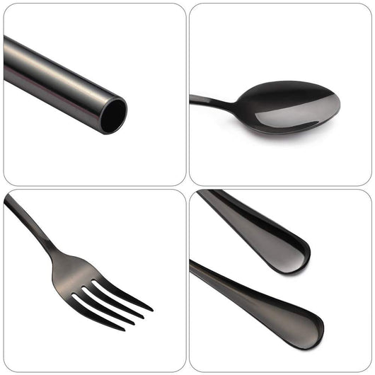 Juego de Utensilios Minimalista en Acero Inoxidable - Image 5