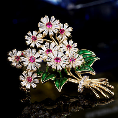 Broche Flor Gotante Elegante - Image 9