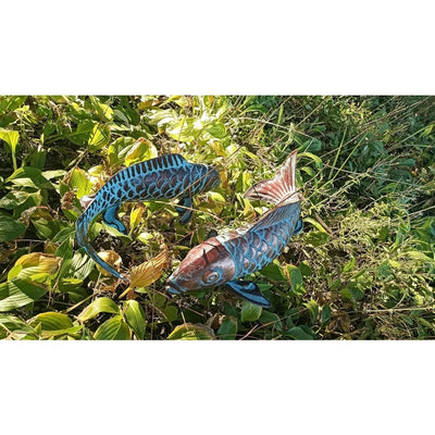 Ornamentos de Peces Luminosos para Jardín - Decoración en Resina Efecto Cobre - Image 13