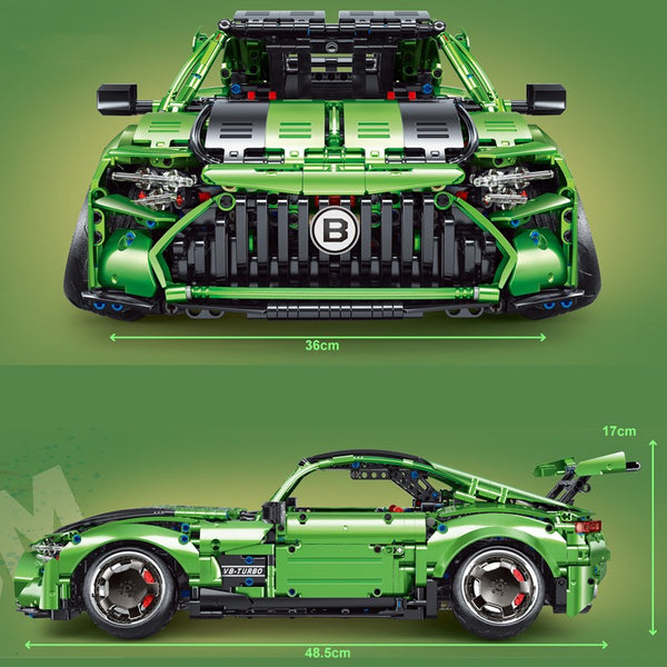 Auto Deportivo Reclinable - Bloques de Construcción Armables