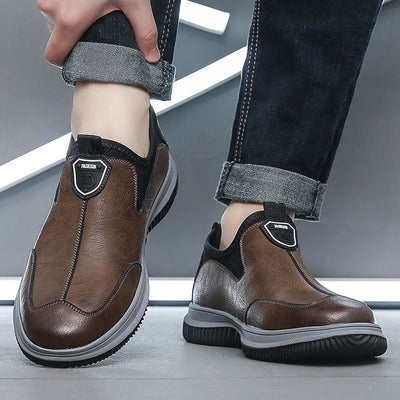 Zapatos de Cuero Suave Estilo Británico Transpirables para Hombre - Image 4