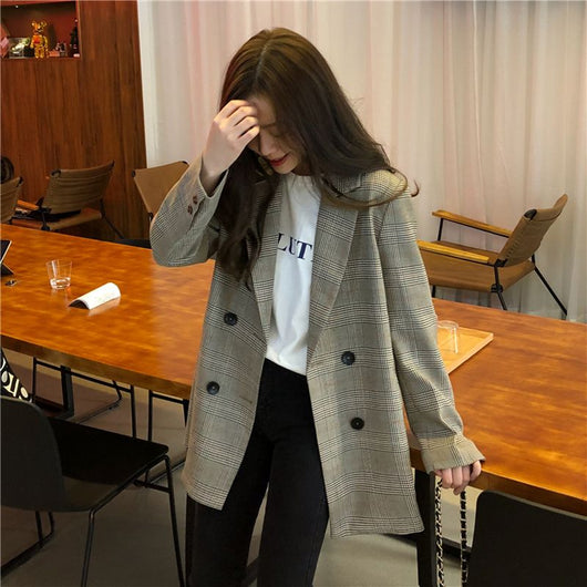 Blazer Corto de Manga Larga para Primavera y Otoño - Image 29